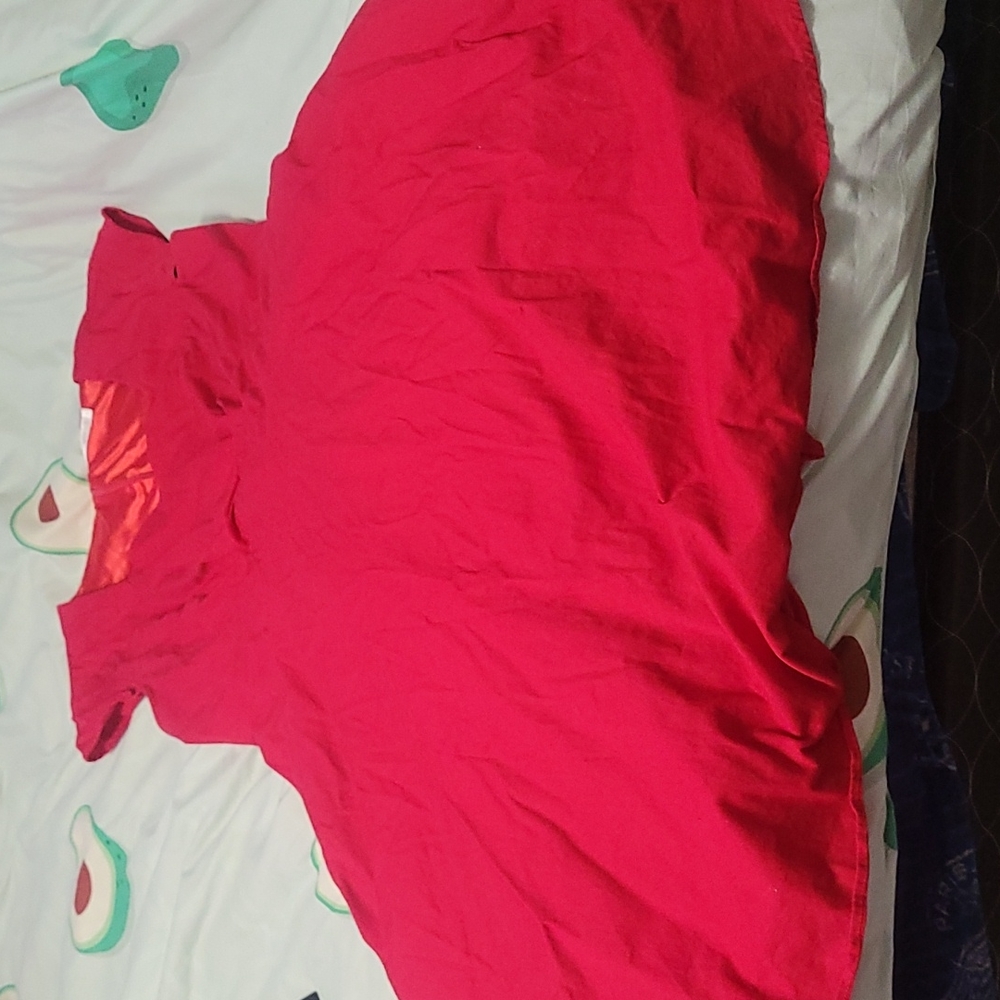 Vintage style red dress